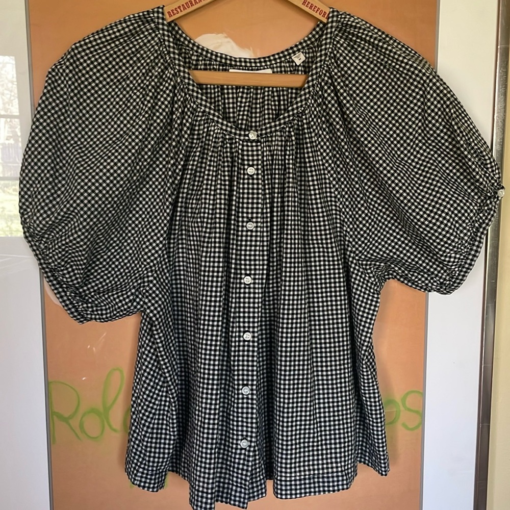 Doen June Top in La Magdalena Gingham